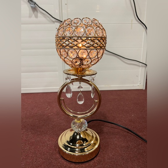 Brand New Gold Crystal Touch Lamp - Picture 4 of 9